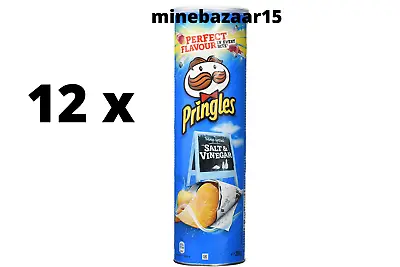£25.99 • Buy Pringles Salt And Vinegar Potato Crisps - 200g - Pack Of 12