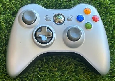 Genuine Official Microsoft Xbox 360 Wireless Controller Silver | Limited Edition • $47
