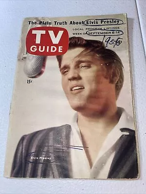 TV Guide: The Plain Truth About Elvis Presley September 8-14 1956 • $10