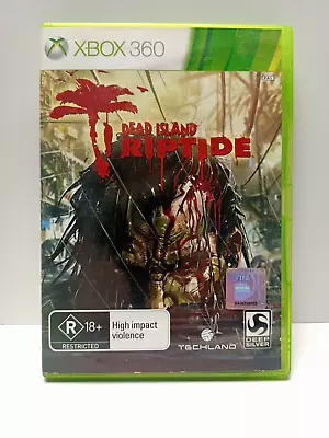 XBOX 360 - Dead Island Riptide - Video Game - GC - Free Shipping - Complete • $9.40