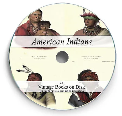 342 Native American Indian Books On DVD - Legends Beliefs Myths Tribe Culture A1 • £4.64