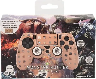 $24.66 • Buy MONSTER HUNTER PS4 COMBO PACK Controller Protector Pro Grips Touchpad Stick NEW