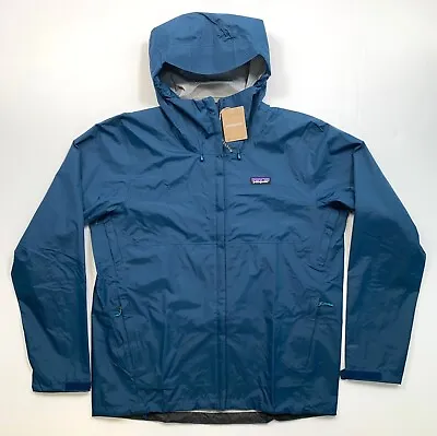 Men's PATAGONIA Torrentshell 3L Jacket Raincoat #85241 LAGOM BLUE (LMBE) • $179.99