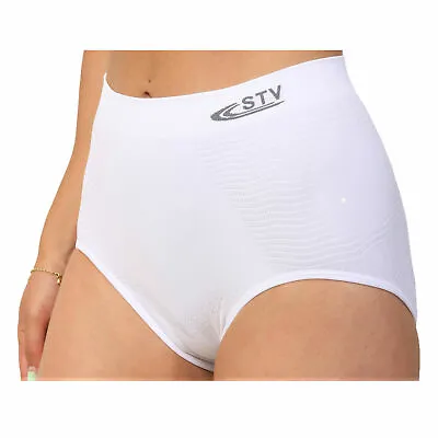 £4.95 • Buy Ladies Seamless Firm Tummy Control Pants Magic Shaper Knickers STV Briefs
