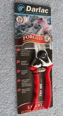 Darlac DP1036 Forged Bypass Pruners / Secateurs 25mm Cut Strong - Durable • £18.85