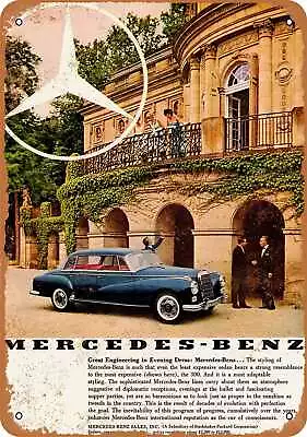 Metal Sign - 1960 Mercedes-Benz 300 - Vintage Look Reproduction • $18.66