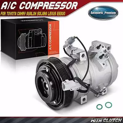 A/C Compressor With Clutch For Toyota Camry Highlander Avalon Solara Lexus ES300 • $128.99