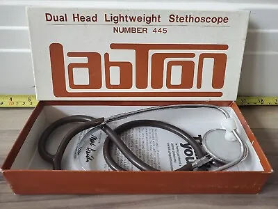 LabTron Dual Head Lightweight Professional Stethoscope Model 455 Vintage • $16.99