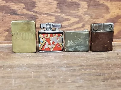 Vintage Lighter Lot Parts Repair Not Working Estate Find Junk Drawer Kreisler  • $10