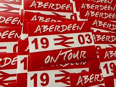 25 X Aberdeen FC Stickers - Pittodrie - Flag Scarf Shirt Print Hat • £2.49