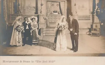 RPPC ~ Theatrical Production.  The Red Mill  With Montgomery & Stone - C. 1910 • $3.50