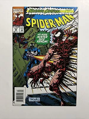 Spider-Man #36 (1993) 9.4 NM Marvel Newsstand Maximum Carnage Part 8 Venom Cover • $20