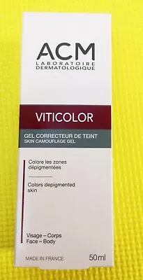 Acm Viticolor Pigmentation Spot Cream Color Pigmented Skin Gel Vitiligo 50 Ml • $35.65