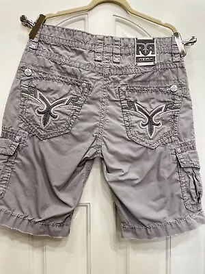 Rock Revival Mens Shorts Classic 34/23 Classic - Gray • $45