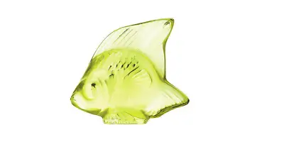 Lalique Crystal (Brand New) Fish Sculpture Colour & Code : ANISE GREEN 3003300 • £95