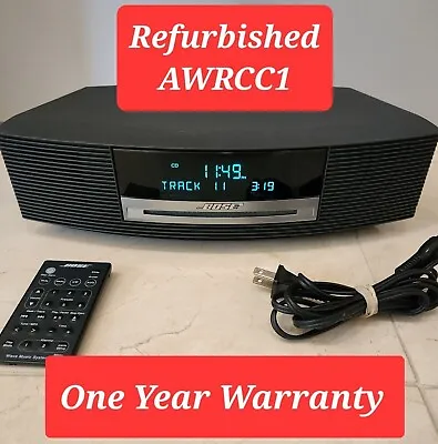 Bose Wave Music System AM/FM Radio And CD Player AWRCC1 *FULLY REFURBISHED* • $365