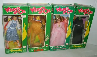 Mego Wizard Of Oz Set Vintage 4 Boxed Figures Witch Lion Dorthy Glinda New • $99.99