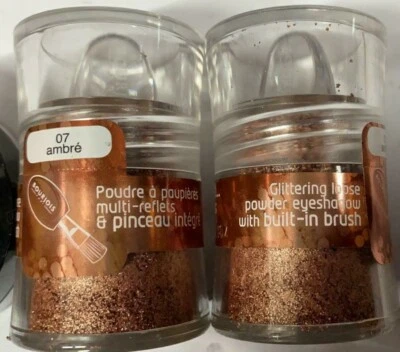 £5.99 • Buy Bourjois Glittering Powder Eyeshadow With Built In Brush 07 Ambre & Free Gift