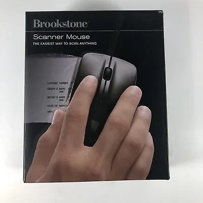 Brookstone Scanner Mouse Easiest Way To Scan Anything OCR Technology New Nob • $23.85