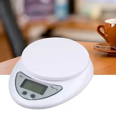 5kg Digital Kitchen Scales LCD Electronic Cooking Scale Food Bowl D5S8UK • £7.88