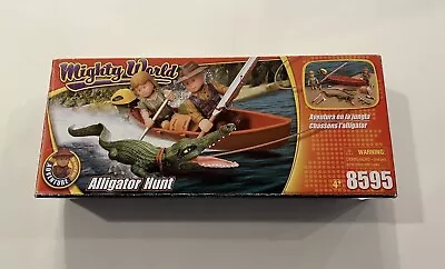 Mighty World Adventure Alligator Hunt Complete Playset 3 “ Action Figures • $7.99