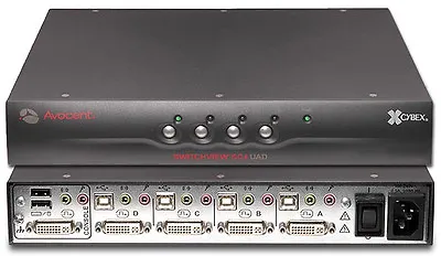 Avocent SC4UAD-001 Quad-Port 100-240Volts 50-60Hz Secure KVM Switch *New* • $539