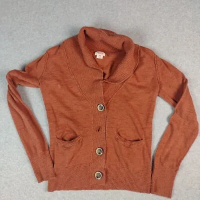 Mossimo Supply Co Woman's Sweater Size M Rust Colored (Missing Button On Front) • $4.99