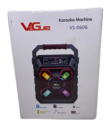 Karaoke Machine For Kids  Portable Bluetooth Speaker PA System With Wireless Mi • $49.99