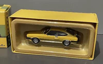 Corgi Vanguards 1:43 Scale FORD CAPRI Mk3 3.0S In Signal Yellow VA10803 Mint • £35