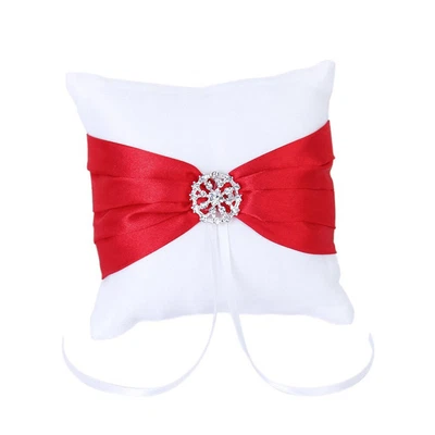 £9.34 • Buy 10 *10cm Wedding Ring Pillow Western Style Bride Ring Bearer Pillow