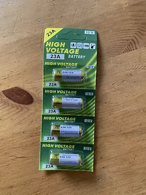 23A Batteries 12v. X4. New • £0.99