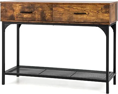 Console Table Side Table Hall Desk With Drawer Hallway Furniture • £70.29