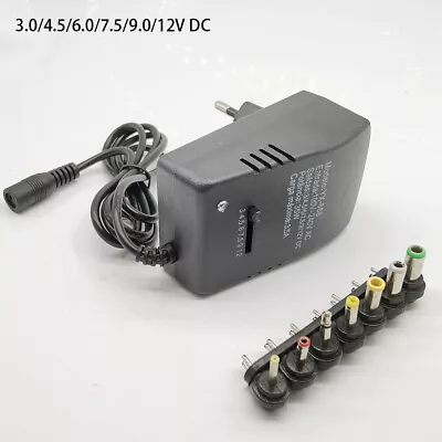 $5.11 • Buy Adjustable Charger Multi Voltage Power Supply AC 220V TO 12V DC 9V 6V 7.5V 5V 3V