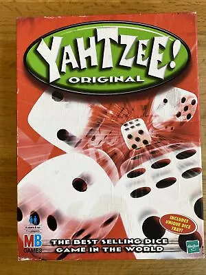 Yahtzee Original Dice Game 2001 By MB Games Score Pad & Instructions • £9.99