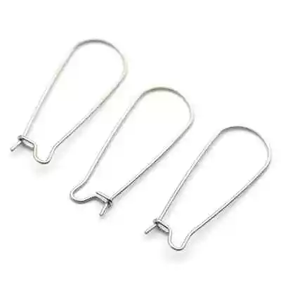 Safety Kidney Wire Earring Hooks DIY Findings Jewellery Making X 2 X 6 X 10 • £1.50