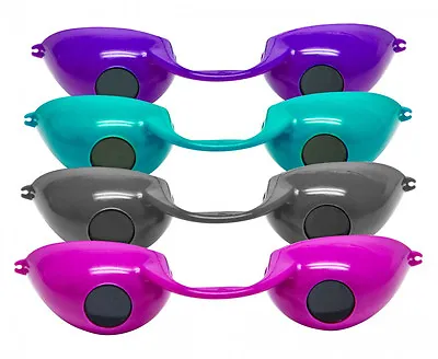 $12 • Buy Tanning Bed Eyewear Goggles Cal Tan Peepers Modern Colors 3 Pair FDA W/Strings