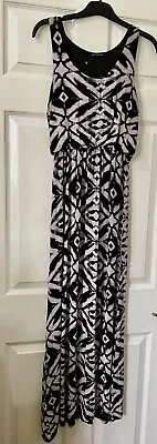 Ladies Maxi Stretch Dress Size 8-10 By QED LONDON. Soft Material Fully Lined • £5.99