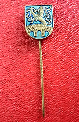 Vintage Stick Pin Badge / Coat Of Arms Cssr Czechoslovakia • £3.99