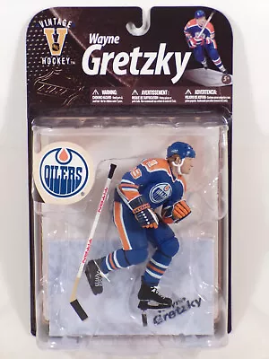 Wayne Gretzky McFarlane Legends Series 8 Figure Edmonton Oilers Blue Jersey #L • $19.99