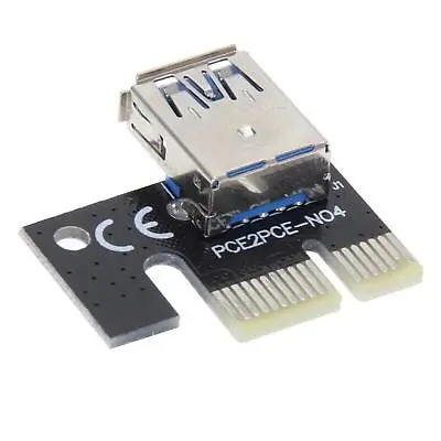 Mini PCI-E Riser Extended Adapter USB 3.0 PCI-E 1X To 16X Graphics Riser Card D • $3.77