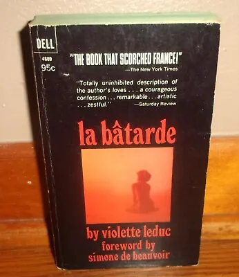 LA BATARDE-French Erotic Memoir-VIOLETTE LeDUC-1966 1st Printing SUPERB Del PB! • $32.49