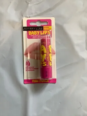 Maybelline Baby Lips Moisturizing Lip Balm 25 Pink Punch • $6.89