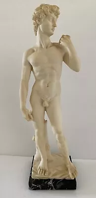 Rare Italian Roman David Sculpture Mid-20 Century  Italy Artist G.ruggeri 11-1/2 • $312.90