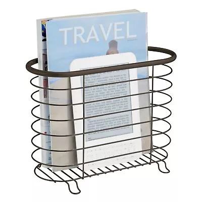 MDesign Steel Magazine Holder Storage Organizer Bin • $24.99