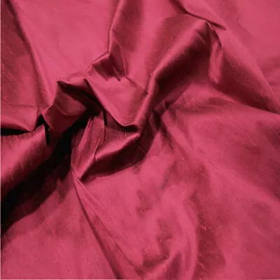 100% Silk Dupion Fabric 80 Colours! Sold As A Sample - Half Metre - Per Metre • £23.39