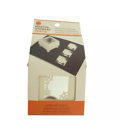 New Martha Stewart Crafts Paper Punch Spiderweb Window Halloween Scrapbook • $24.99