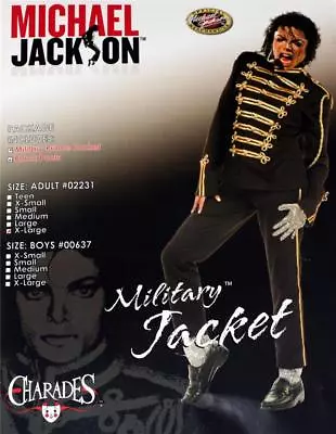 $89.95 • Buy MICHAEL JACKSON King Of Pop BOYS Military Prince JACKET And PANTS XS New