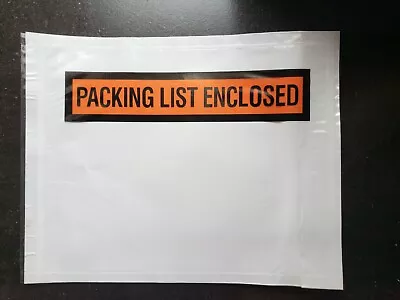 100 - 4.5  X 5.5  Packing List Envelopes Invoice Slip Enclosed Pouch • $7.89