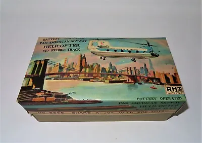 RARE 1960s Daiya Battery Operated Pan Am Skyway Helicopter Toy Made In Japan  • $310