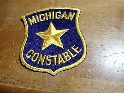 Michigan Constable  Early Obsolete  Patch Bx W #4 • $12.99